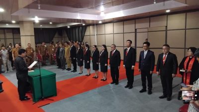 Rotasi Jabatan Eselon II dan III Pemkab Minut, Joune Ganda Ingatkan Kinerja dan Koordinasi