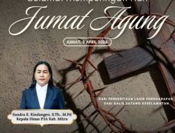 Kepala Dinas P3A Kabupaten Minahasa Tenggara Bersama Jajaran Mengucapkan Selamat Memperingati Jumat Agung