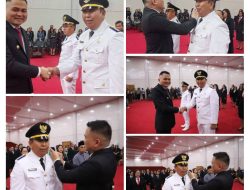 Dilantik Bupati Ronald Kandoli,Raymon Sumual,S.Teol,M.Si Resmi Jabat Camat Belang