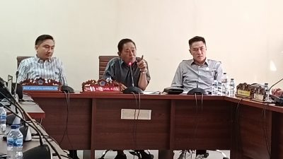 RDP Komisi III Bahas Kerusakan Jalan Lingkar Tambang Likupang-Girian, Berty Kapojos : Kami Akan Tinjau Lapangan