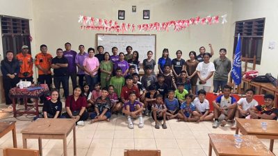 Perkuat Kesiapsiagaan, GAMKI Sangihe Gelar Sosialisasi dan Simulasi Mitigasi Bencana di Kendahe