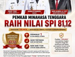 Pemkab Mitra Raih Nilai Integritas Tertinggi se-Sulawesi Utara,RK FT Beri Bukti Bukan Janji 