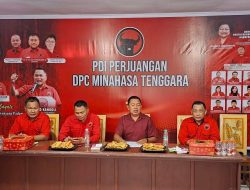 Sambut Bulan Bung Karno, PDI Perjuangan Minahasa Tenggara Gelar Rapat