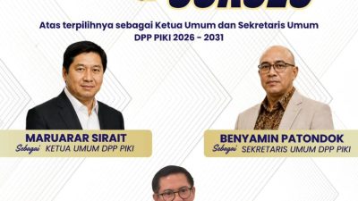 Bupati Joune Ganda Ketua PIKI Minut, Menteri PKP Maruara Sirait terpilih jadi Ketua Umum