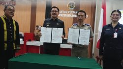 Pemkab-BPN Minut Teken Kerja Sama Mantapkan Pelayanan Pertanahan