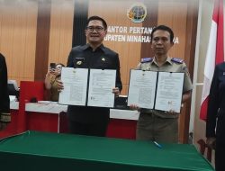 Pemkab-BPN Minut Teken Kerja Sama Mantapkan Pelayanan Pertanahan