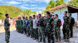 Sebelum Turun ke Lapangan, Satgas TMMD ke-128 Matangkan Kesiapan Lewat Apel