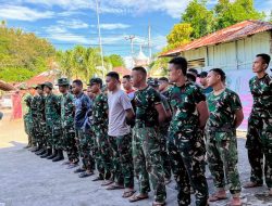 Sebelum Turun ke Lapangan, Satgas TMMD ke-128 Matangkan Kesiapan Lewat Apel