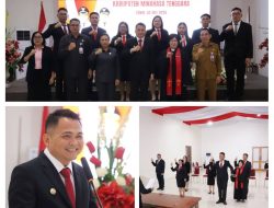 Bupati Ronald Kandoli Melantik Pejabat Di Lingkungan Pemerintah Kabupaten Minahasa Tenggara 