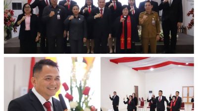 Bupati Ronald Kandoli Melantik Pejabat Di Lingkungan Pemerintah Kabupaten Minahasa Tenggara 