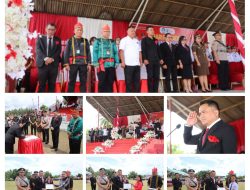 Bupati Ronald Kandoli Bertindak Sebagai Inspektur Upacara Pada Peringatan Hardiknas Tahun 2026