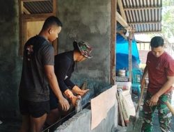 Satgas TMMD ke-128 Kodim 1302/Minahasa Kebut Pembangunan RTLH di Tababo Induk