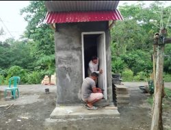 Langkah Nyata Satgas TMMD, Pembangunan MCK di Tababo  Terus Dikebut