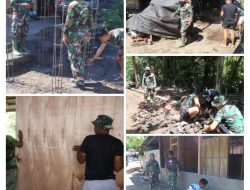 Pastikan Tepat Sasaran, Pasiter TMMD ke-128 Turun Langsung Tinjau Progres Pembangunan di Belang