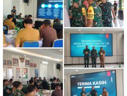 Dandim 1302/Minahasa Sambut Kunjungan Tim Wasev TMMD Ke-128