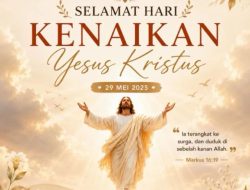 Seluruh Jajaran Dinas P2KB Kabupaten Minahasa Tenggara Ucapkan Selamat Memperingati Hari Kenaikan Yesus Kristus 