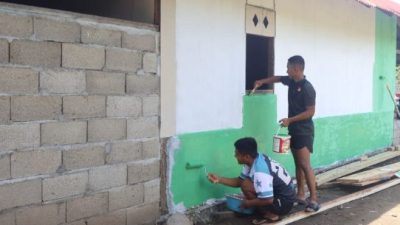 TMMD Ke-128 Kodim 1302/Minahasa Percepat Rehab Rumah Warga di Desa Tababo 