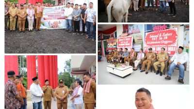 Bupati Ronald Kandoli Serahkan Hewan Kurban