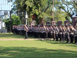 Polres Kotamobagu Gelar Pasukan Amankan Kedatangan Ust Kondang Prof.Dr.H. Abdul Somad Lc. MA