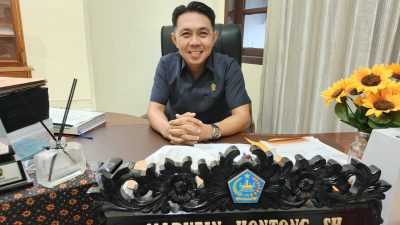Marvein Hontong Ditunjuk Jadi PLT Ketua DPRD Sangihe