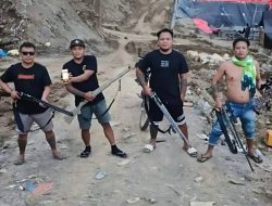 Pamer Senjata Angin di Medsos dengan Caption Menantang, 4 Pria di Ratatotok Diamankan Polres Mitra