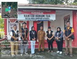 Sukseskan Sensus Ekonomi 2026, Pemdes Molompar Utara Ajak Warga Berikan Data Akurat