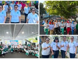 Jalan Sehat bersama, TP PKK Mitra Komit Dukung 10 Program Laksanakan Asta Cita Wujudkan Indonesia Emas 2045