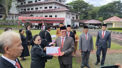 Pemkab Minut Peringati Hari Lahir Pancasila, Sekda Novly Wowiling Bacakan Amanat Kepala BPIP