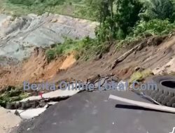 Diduga Akibat Blasting, SCW Tuduh PT MSM Tutupi Fakta Penyebab Longsor Jalan Nasional