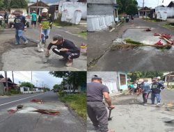 Sinergi Keluarga Runtu-Simbar dan Panji Yosua GMIM Sion Tuai Apresiasi, Ruas Jalan Woloan Diperbaiki