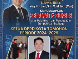 Resmi Ketua DPRD Tomohon, Johny Runtuwene Dapat Apresiasi Kepala BPMP Sulut