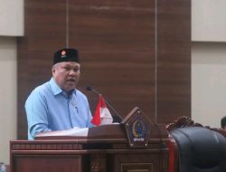 Gelar Rapat Paripurna, Amir Liputo Baca Laporan Banggar Atas Pembahasan Ranperda LKPJ Gubernur T.A 2025