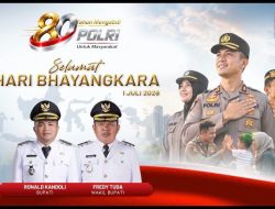 Pemerintah Kabupaten Minahasa Tenggara Ucapkan Selamat HUT Bhayangkara Ke – 80