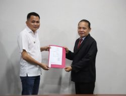 Terima Surat Perintah Tugas, Rudy Kures Sampaikan Terima Kasih Kepada Bupati Ronald Kandoli