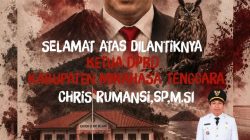 Seluruh Jajaran Pemerintah Kecamatan Belang Dan Masyarakat Mengucapkan Selamat Dan Sukses Atas Dilantiknya Ketua DPRD Mitra