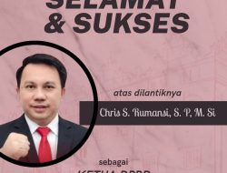 Keluarga Besar Dinas Pariwisata Dan Kebudayaan Minahasa Tenggara Mengucapkan Selamat Dan Sukses Atas Dilantiknya Chris Rumansi Sebagai Ketua DPRD Minahasa Tenggara 