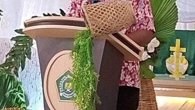 Wakili Bupati Ronald Kandoli,Asisten M Irwan Abdjulu Buka Kegiatan Rakor Penyuluh Agama Kristen 
