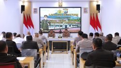 Serah Terima Jabatan Kapolres Tomohon, Dilaksanakan Laporan Kesatuan Guna Mengetahui  Kondisi Wilayah Hukum Polres Tomohon