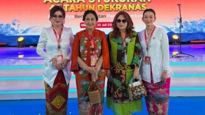 Rizya Ganda Hadiri HUT Dekranas ke-46 di Makassar