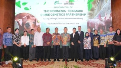 Minut Ukir Sejarah, Joune Ganda Resmikan Kemitraan Peternakan Babi dengan Denmark