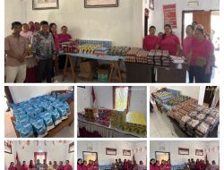 Pemdes Buku Tengah Gelar Posyandu dan Pemberian Makanan Tambahan