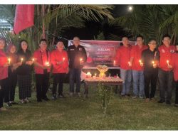 Mengenang 30 Tahun Tragedi Kudatuli, DPC PDI Perjuangan Bolmong Gelar Malam Renungan dan Doa Bersama