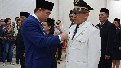 Berikut Daftar Pejabat yang Dilantik Bupati Sangihe, Janis Jabat Camat Tahuna Barat