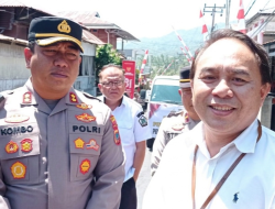 Musim Kemarau, Polres Tomohon dan PDAM Salurkan Air Bersih di Tinoor Satu