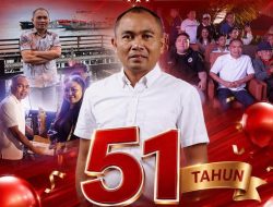 Pemerintah Desa Ponosakan Indah mengucapkan Selamat Ulang Tahun ke-51 kepada Anggota DPRD Provinsi Sulawesi Utara, Capt. Remly Kandoli, M.Mar