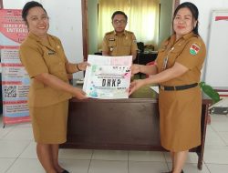 Pemerintah  Kelurahan Wawali Terima DHKP dan SPPT PBB-P2 