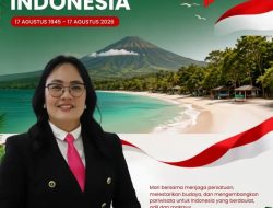 Jajaran Dinas Pariwisata Dan Kebudayaan Kabupaten Minahasa Tenggara Ucapkan HUT RI ke-81