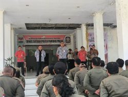 Apel Gelar Pasukan Satpol PP Kabupaten Minahasa Tenggara