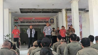 Apel Gelar Pasukan Satpol PP Kabupaten Minahasa Tenggara