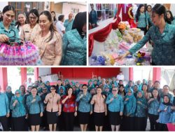 Bunda Stefa Pantau Kriteria Lomba UP2K di Ratahan dan Kriteria “AKU HATINYA” di Belang